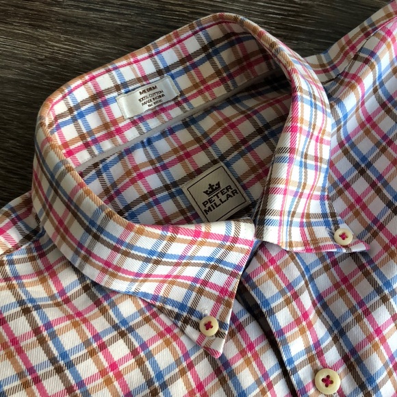 PETER MILLAR 100% Cotton Button Down - Picture 5 of 5